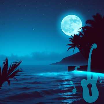 Night Lounge by the sea