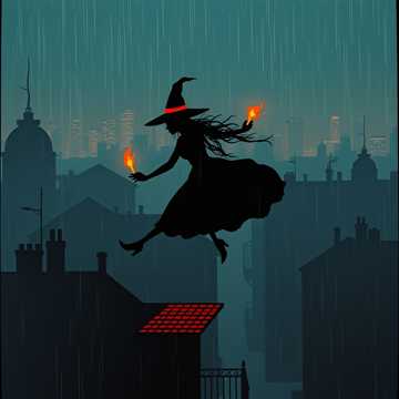 Ведьма бежит по крышам (v.2)