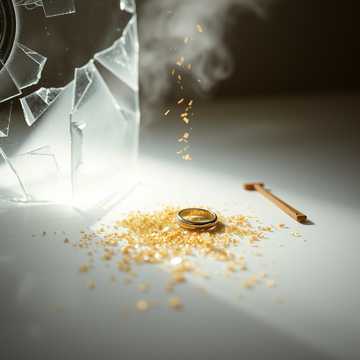 Пепел на белом золоте