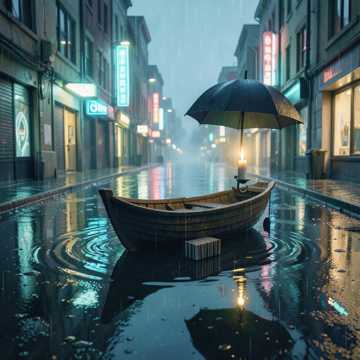Обложка трека Дождик льёт и мочит, ст. С. Прилуцкий муз. С. Куприн (v.2)