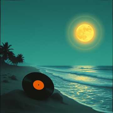 Обложка трека “Under Di Moonlight”