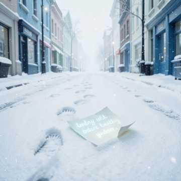 первый снег