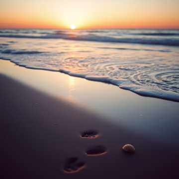 Волны смывают твой след