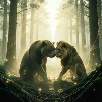 Обложка трека The Song of the Bear and the Lioness
