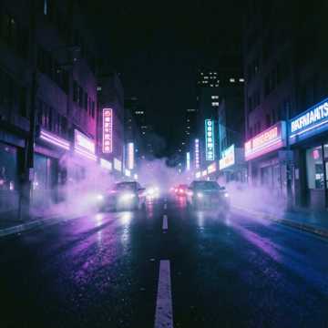 Чёрный неон