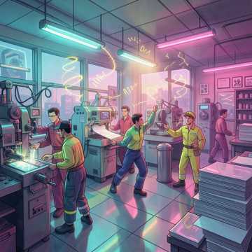 Печатный ритм большой семьи (v.3)