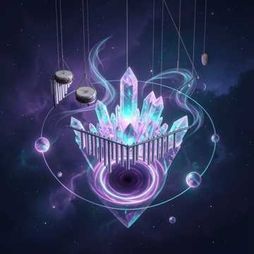 Обложка трека Cosmic Diastole ( E-AA-R Nataliva)звуковая глава  «СЁ-риин и Нить Атмы»