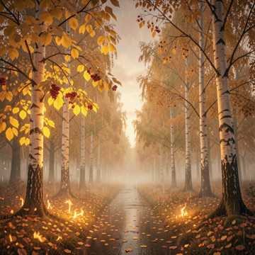 горит осенняя листва (v.2)