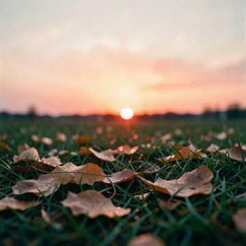 листья на траве (v.2)