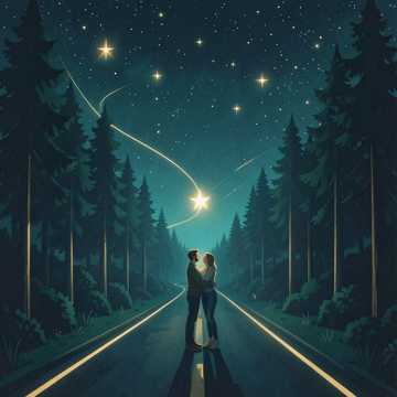 Обложка трека Звёзды судьбы, К. Еланцев, муз. С. Куприн. (v.2)