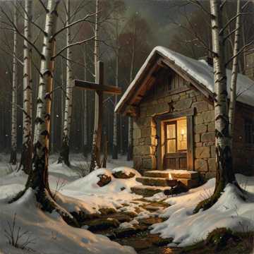 Обложка трека Белая Русь, ст. иеромонаха Романа, муз. С. Куприна (v.4)