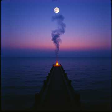 Обложка трека пепел