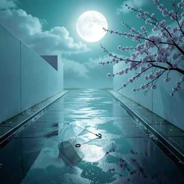 Под весенним дождём (v.3)