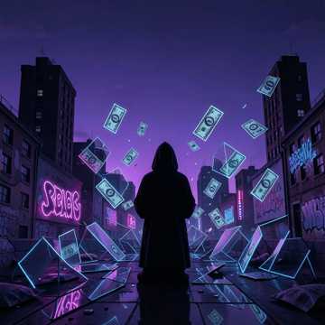 Обложка трека фиолетово (v.1)