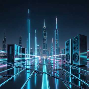 Обложка трека DimS "Azure Moon" (EDM electro house version)