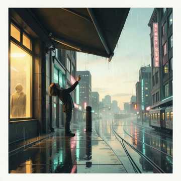 Обложка трека Дождь ушёл (The rain passed )