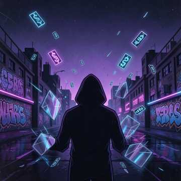 Обложка трека фиолетово (v.2)