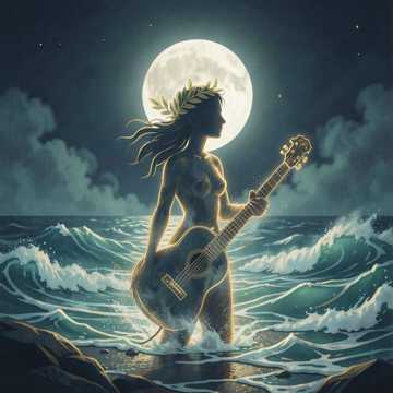 Обложка трека THE SEA KNOWS HER NAME" (ТАИС АФИНСКАЯ) (v.2)