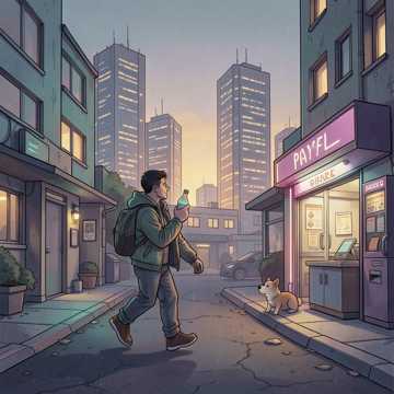 Обложка трека Олежа идёт на работу