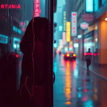 Девочка на стекле (v.2)