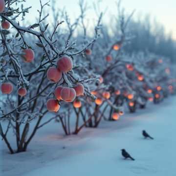 Яблоки на снегу