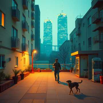 Обложка трека Олежа идёт на работу (v.2)