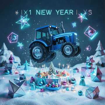 Обложка трека Синий трактор (v.2) (v.3) (v.2)