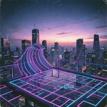 Обложка трека Пульс Ночного Города. (v.2)