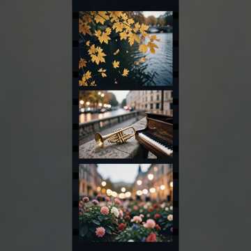 Обложка трека "Аmore a Parigi" ( ...любовь в Париже...)