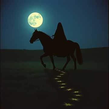 Обложка трека Ночная ведьма и конь
