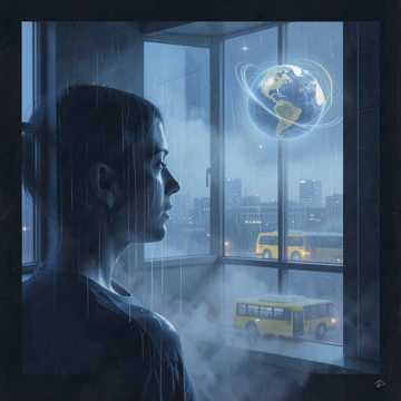Обложка трека На синем окне, С. Куприн (v.2)